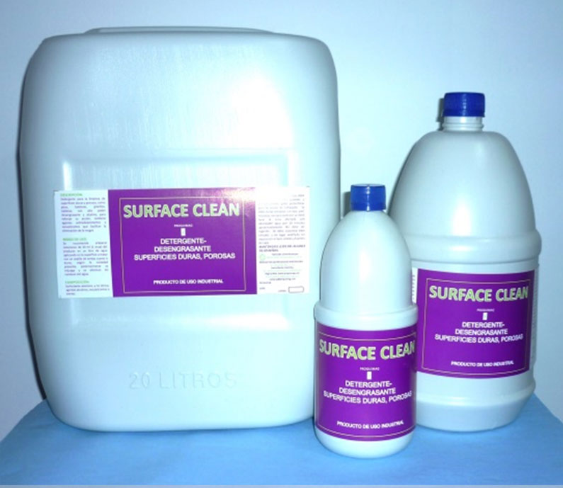 SURFACE CLEAN DETERGENTE DESENGRASANTE DE SUPERFICIES DURAS Y POROSAS