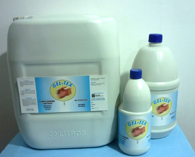 GELTEXGel antibacterial de manos