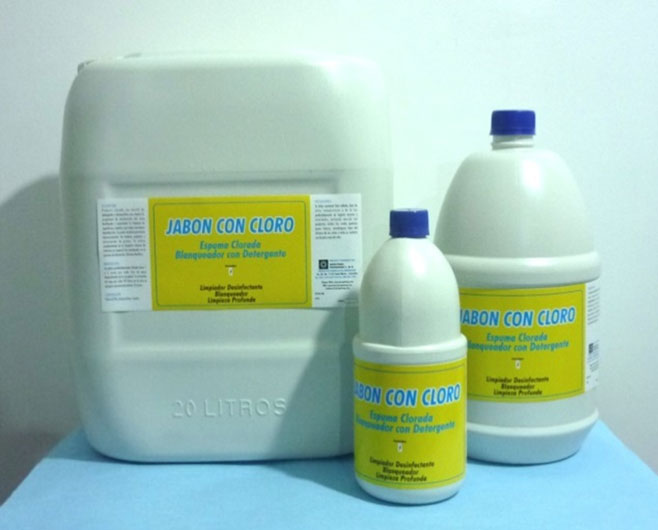 JABON CON CLORO