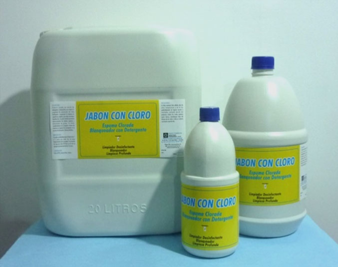 JABON CON CLORO